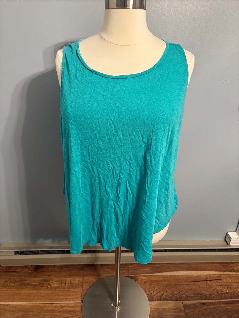 torrid Teal Tank Top - Scoop Neck Sleeveless